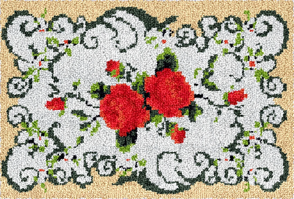 

Комплект крючков с защелкой в виде пчелы, ковер, печать на холсте, лебеди, ручная работа, Xaoppakket, сделай сам, ковер, вышивка, ручная работа, красная роза 69-102 см