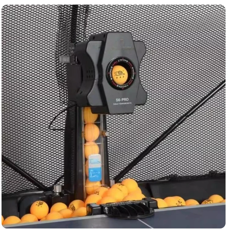 S6-PRO Table Tennis Robot Automatic Ping Pong Ball Trainer with Net