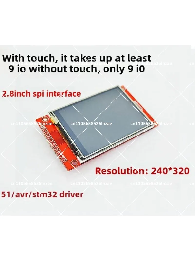 2.8 Inch SPI LCD Display 240x320 TFT Module ILI9341 Low IO Interface