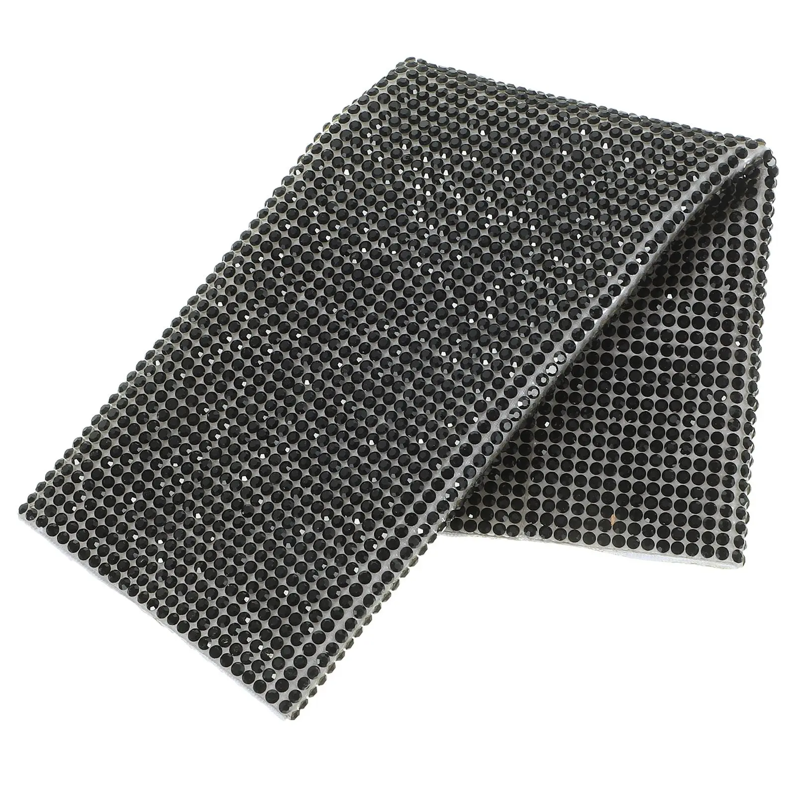 

Rhinestone Microphone Cover H le Sleeve Black Plastic Compatible Wireless Mic Durability Easy Application Singers Hosts
