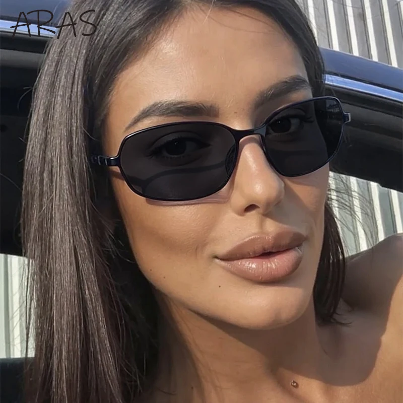 

Y2K Punk Small Rectangle Sunglasses Women 2025 Luxury Brand Cat Eye Sun Glasses for Ladies Metal Frame Eyewear UV400 Shades
