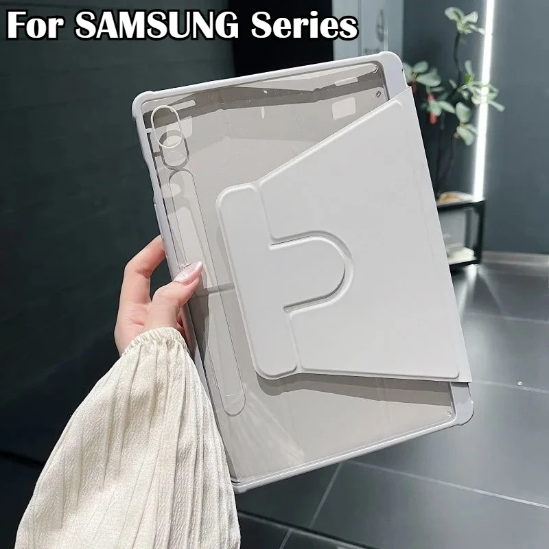 

For SAMSUNG Galaxy Tab S11 S10 lite S9 FE 10.9 Tablet Case For Tab S11 S7 S8 S9 S10 plus FE 13.1 12.4 A9 A11 360 Rotating Funda