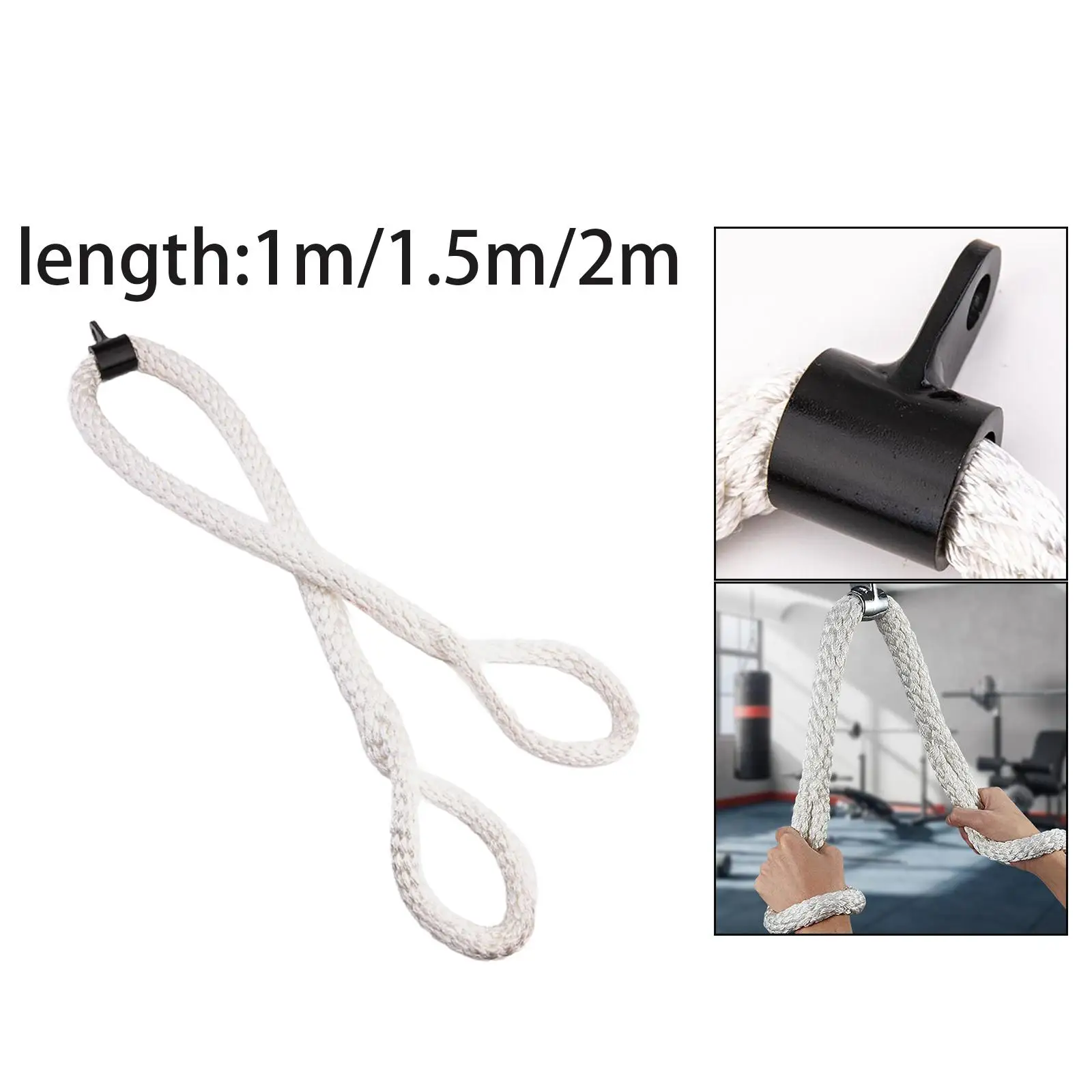 

Tricep Rope Bicep Pull Down Rope for Exercise Machine Pulley System Home Gym fitness equipment accessories