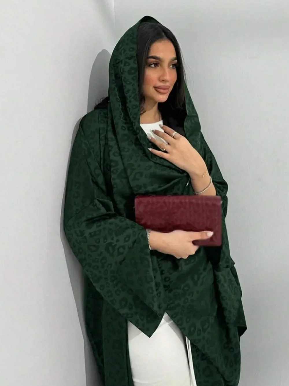 Oriente médio solto abaya muçulmano feminino manga cheia impresso abayas casual kaftans jilbabs étnico islâmico maxi vestidos com hajib