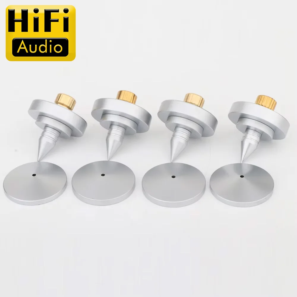 

Аудиофильские виброизоляционные шипы из латуни HiFi для акустики - 35x47 мм, антивибрационные ножки для проигрывателей винила/CD-плееров/усилителей