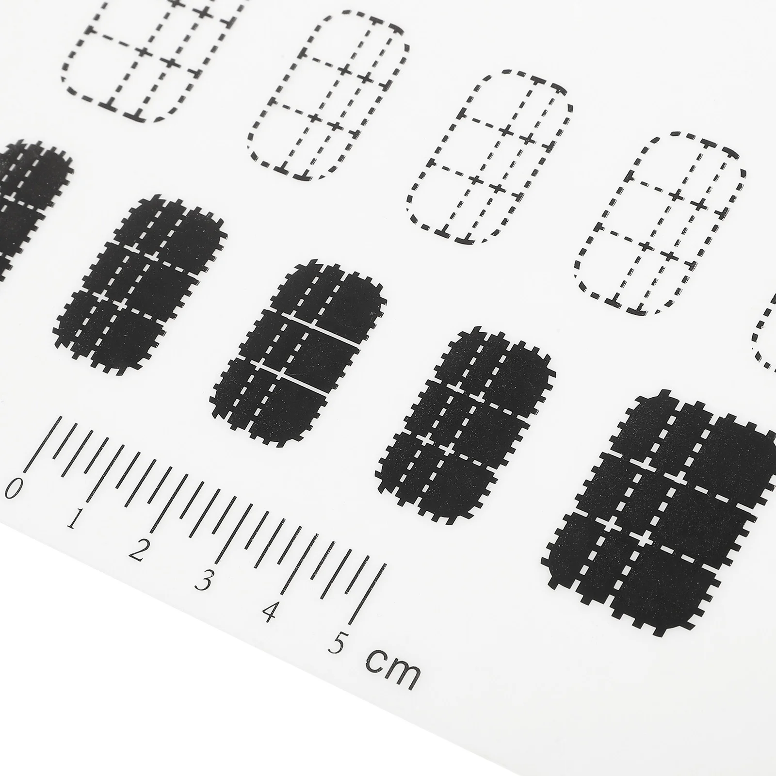 Silikon-Stempelplatte, Nagelmatte, Werkzeuge, Nagellack, Aufkleber, Anleitung, Übungspad, Arbeit