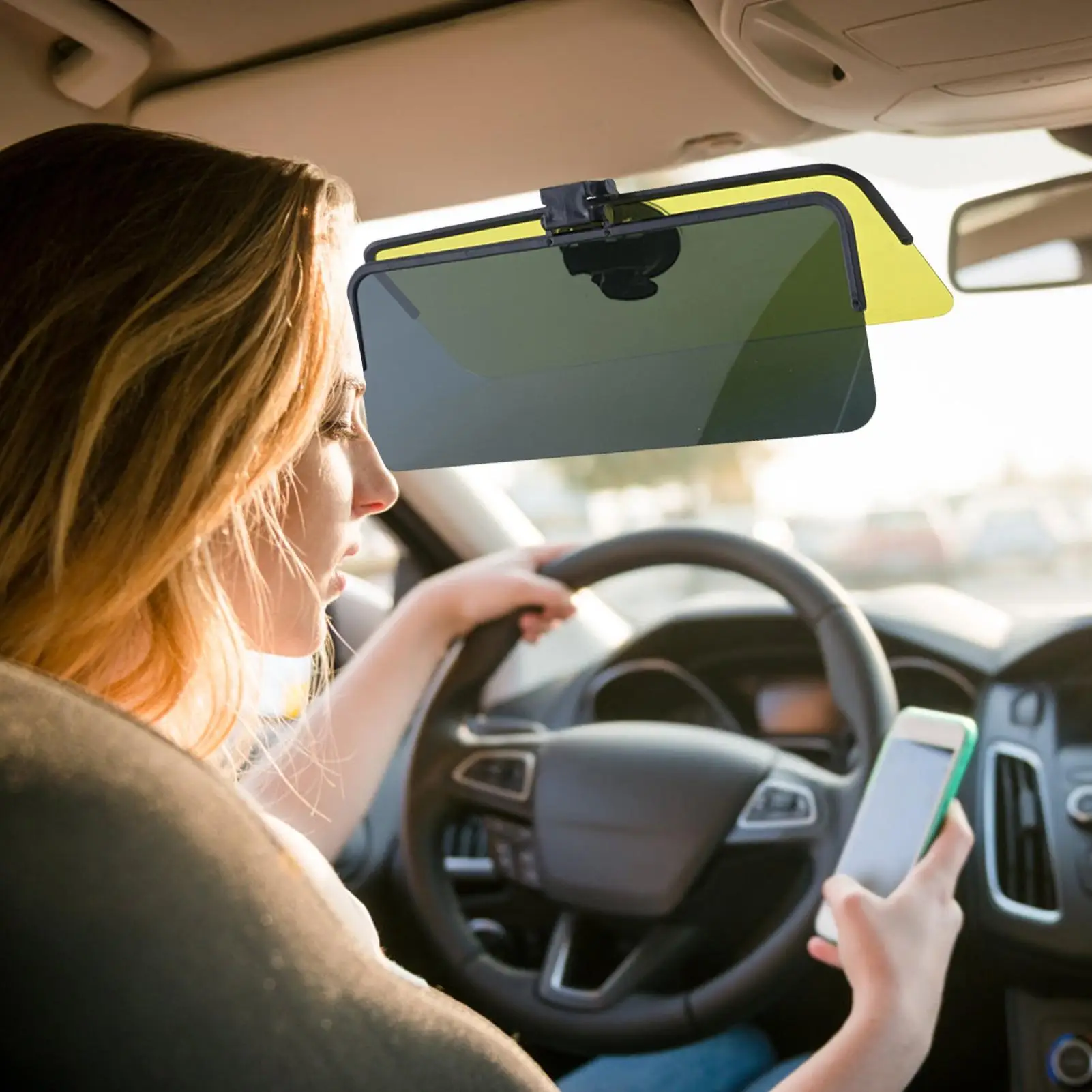 Universal Car Sun Visor Extender Windshield Sun Shield Visor Extension for Daytime Sun & Night Glare Auto Driving Visor Supplies