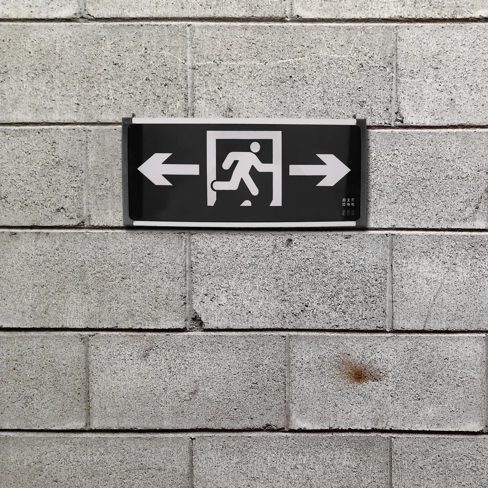 Hanging Fire Exit Indicator LED Emergency Light High Visibility Dual Sided Wiring Easy Installation for Offices Hotels Public