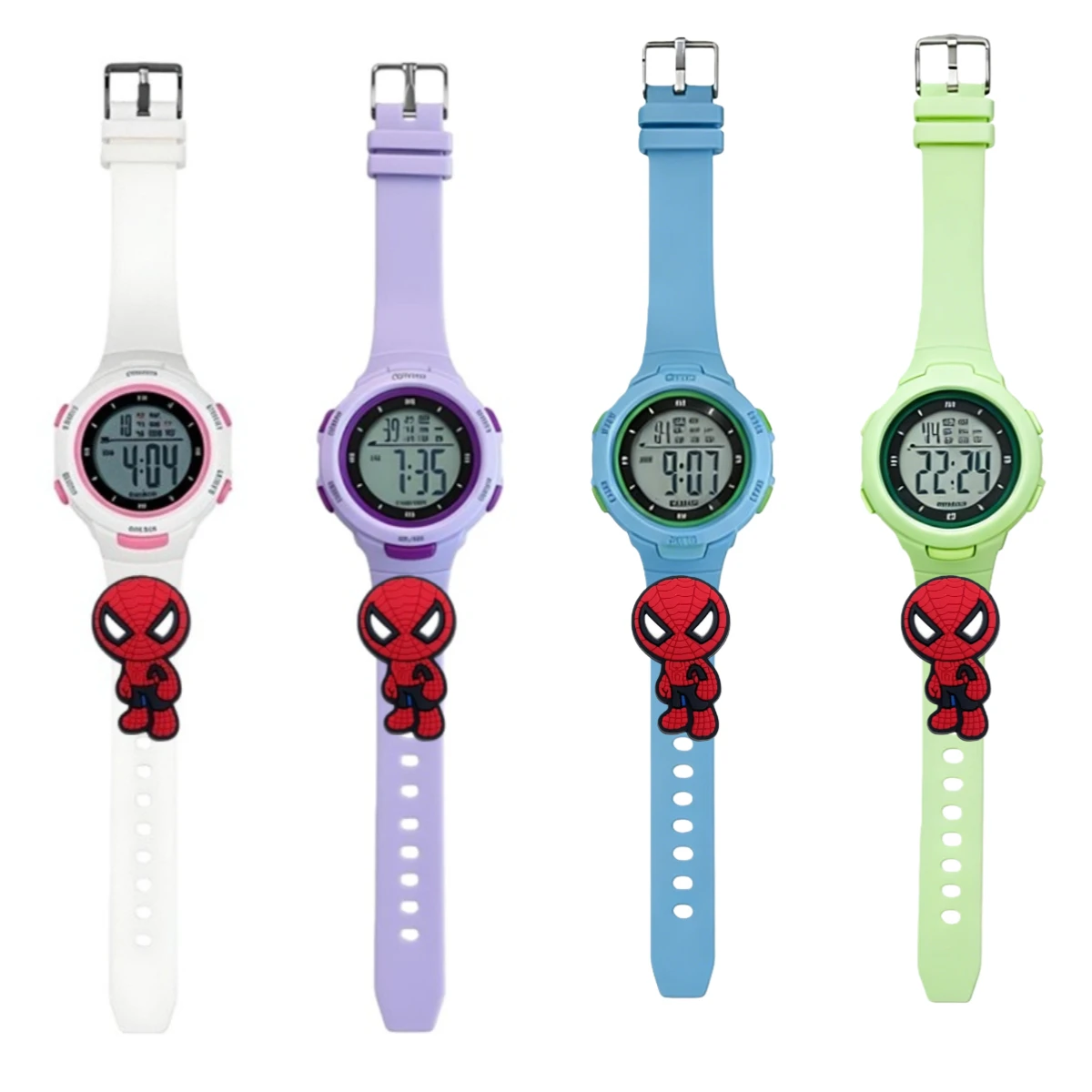 Reloj despertador Kawaii para estudiantes, cronómetro electrónico práctico, relojes para niños, relojes inteligentes luminosos a la moda, regalo novedoso
