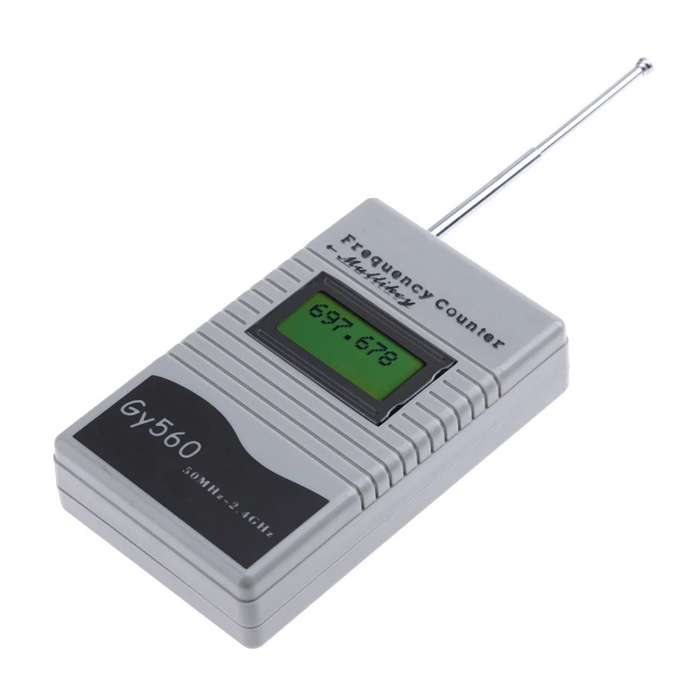 Digital Frequency Counter 7 Digit LCD Display for Two Way Radio Transceiver GSM 50 MHz-2.4 GHz GY560 Frequency Counter Meter