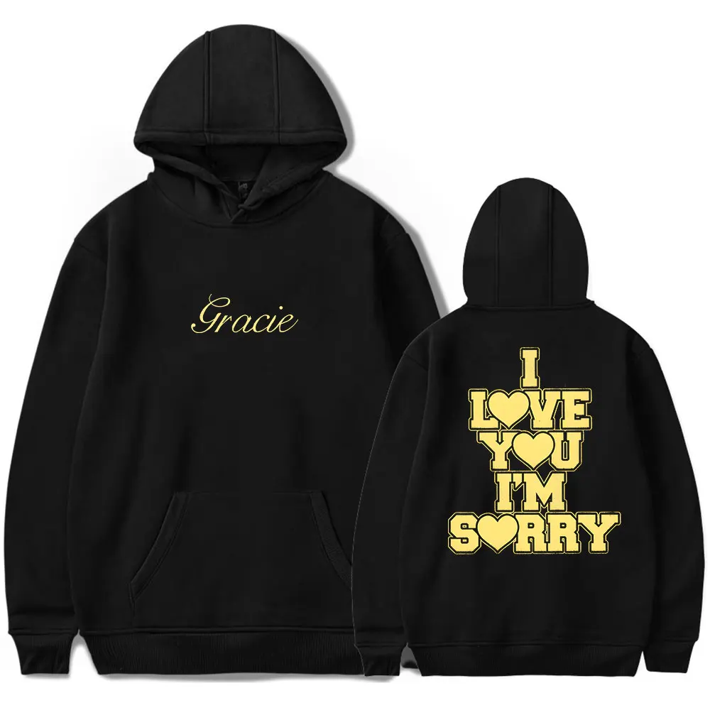 

Gracie Abrams I Love You I'm Sorry Hoodie Sweatshirt Unisex Long Sleeve Fashion Pullover Clothes Hoodies Promo Sweatshirt