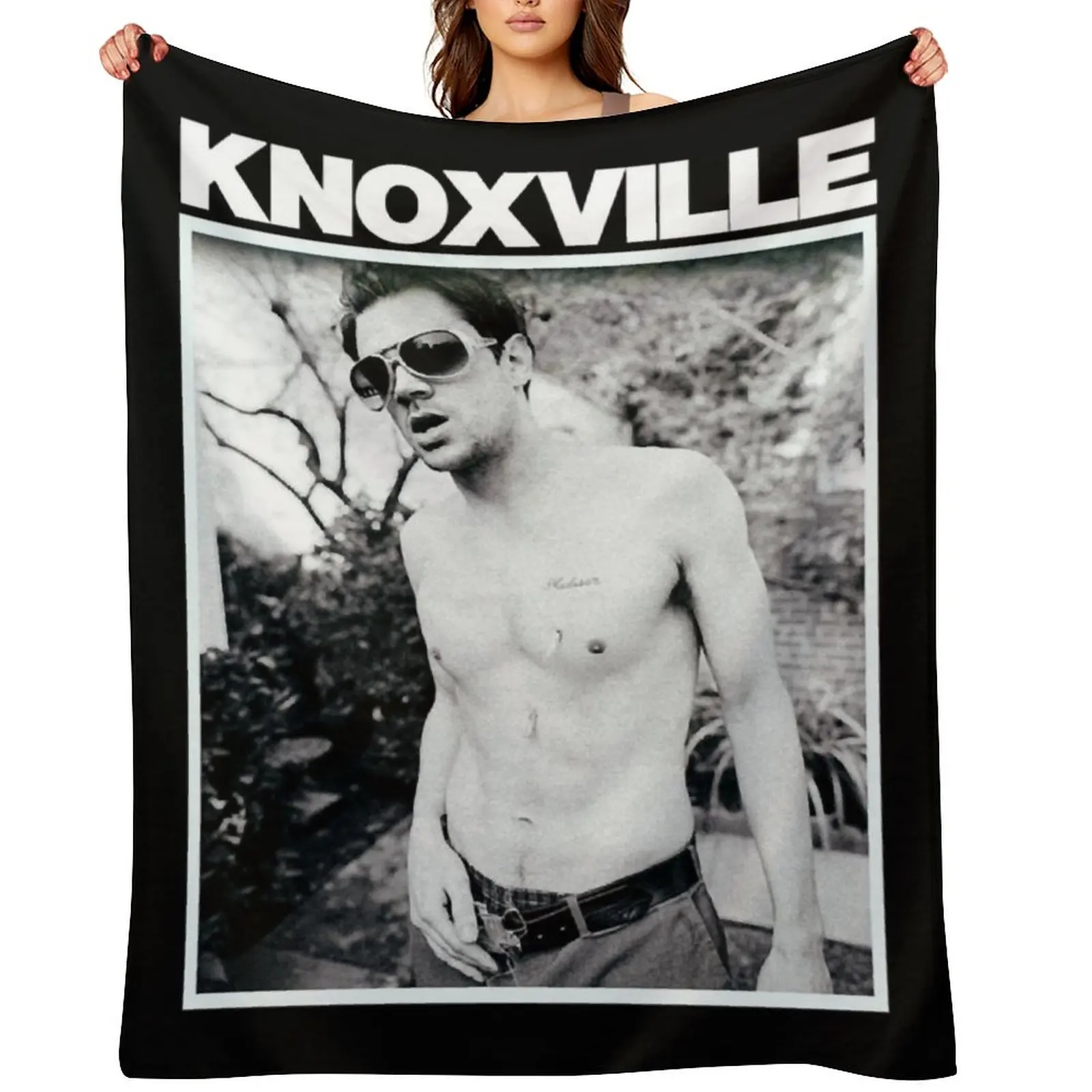 

Johnny Knoxville Classic Throw Blanket Shaggy Blankets Sofas Of Decoration halloween Heavy Blankets