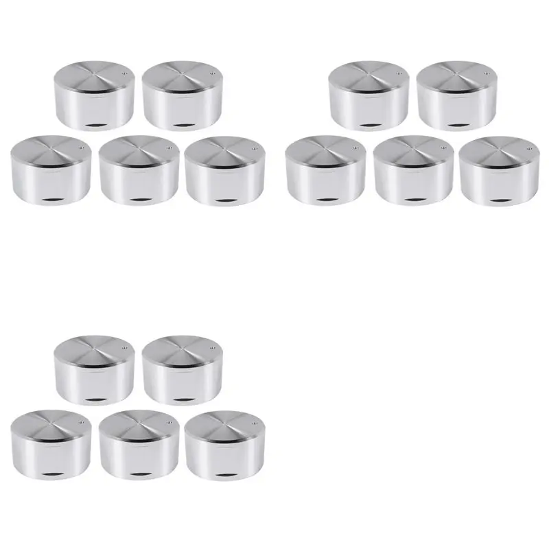 15 Pcs Metal Gas Stove Knobs 8Mm Cooker Control Range Oven Knob Burner Knob Gas Hob Switch Replacement Accessories