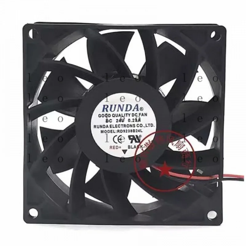

CC for RUNDA RD9238B24L DC24V 0.23A 2-Wire Inverter Cooling Fan