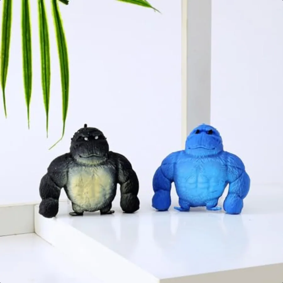 20 Pack Mini Monkey Str Balls Squishy Monkey Decompr and Squeeze Str Toy Squishy Fidget Toys Gorilla Toy Str Relief Toy Autism