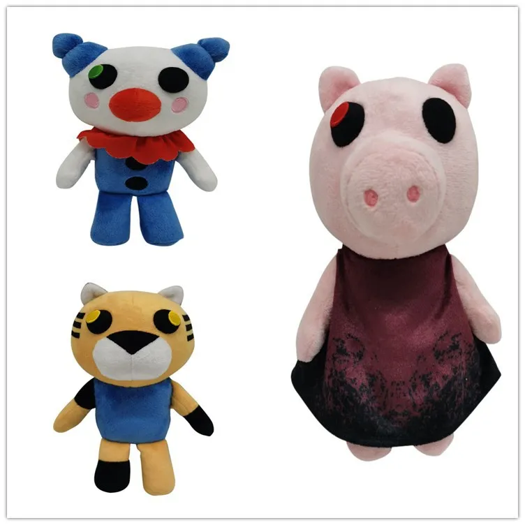 

New Piggy Adventure Plush Toy Pink Pig Stuffed Doll Game Character Soft Collectible Gift for Kids and Players