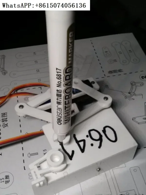 plotlock-xiaojian-クロックロボット-オープンソース-ライティング＆ドローイング-diy-ロボットメーカー-arduino対応