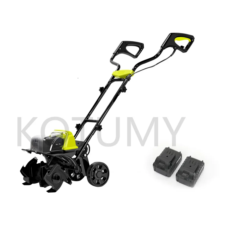 Electric Scarifier Micro-tiller, Land Ploughing Machine, Household Land Digging Cultivator, Agricultural Rotary Tiller