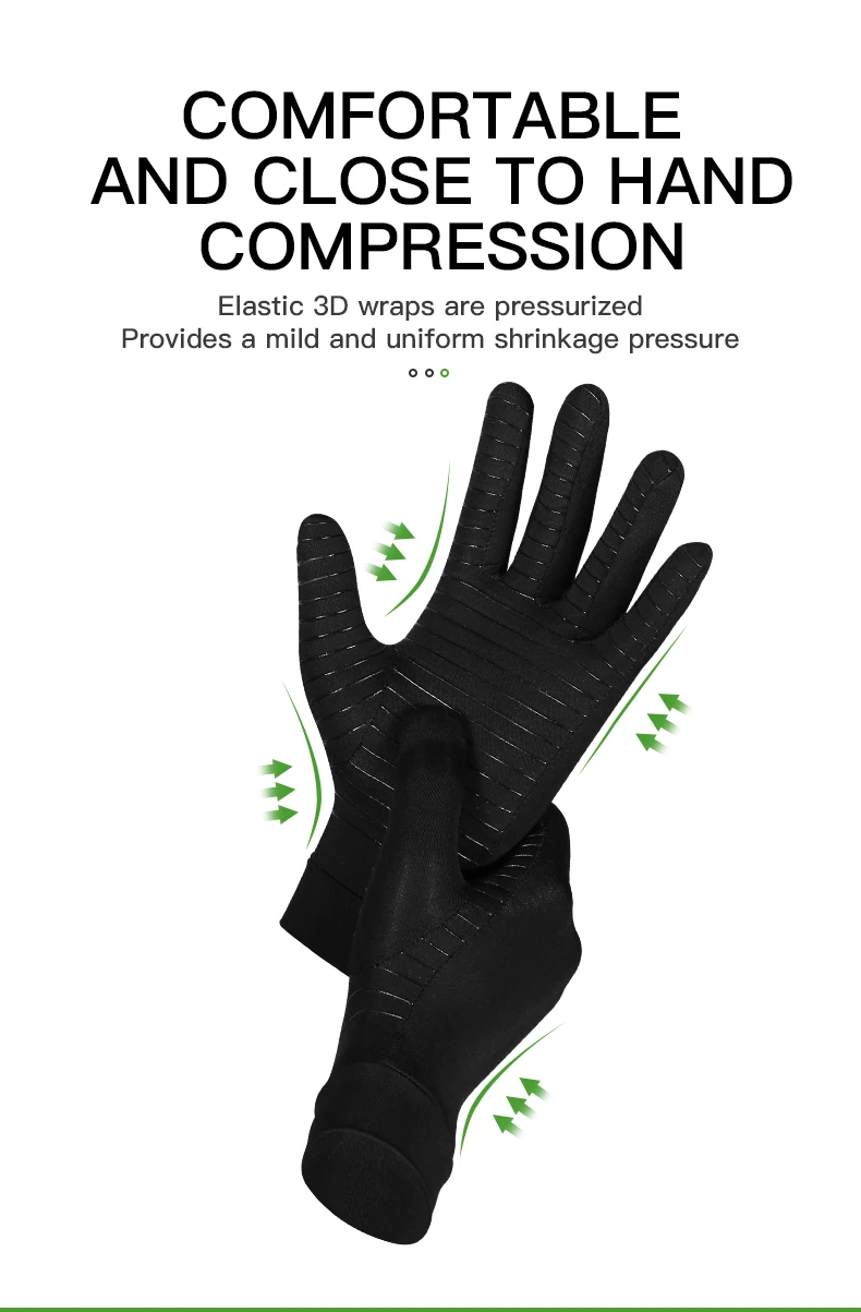 Magnetic Anti Arthritis Health Compression Therapy Gloves Rheumatoid Hand Pain Wrist Support Sports Safety Glove