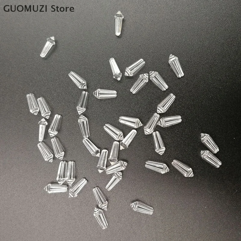 ชุดอุปกรณ์ป้องกันหัวลูกดอก 40 ชิ้น/ชุด สีขาวและดำ ทำจากโลหะผสม สำหรับป้องกันการเสียหายของหัวลูกดอก