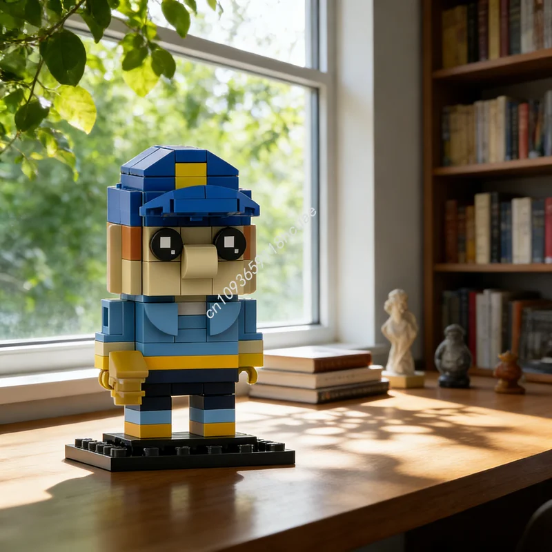 

Набор строительных блоков MOC Fix It Felix Wreck Ralph Brickheadz, 108 деталей, модель архитектурного сооружения, идея для рождественского подарка, развивающие игрушки для детей