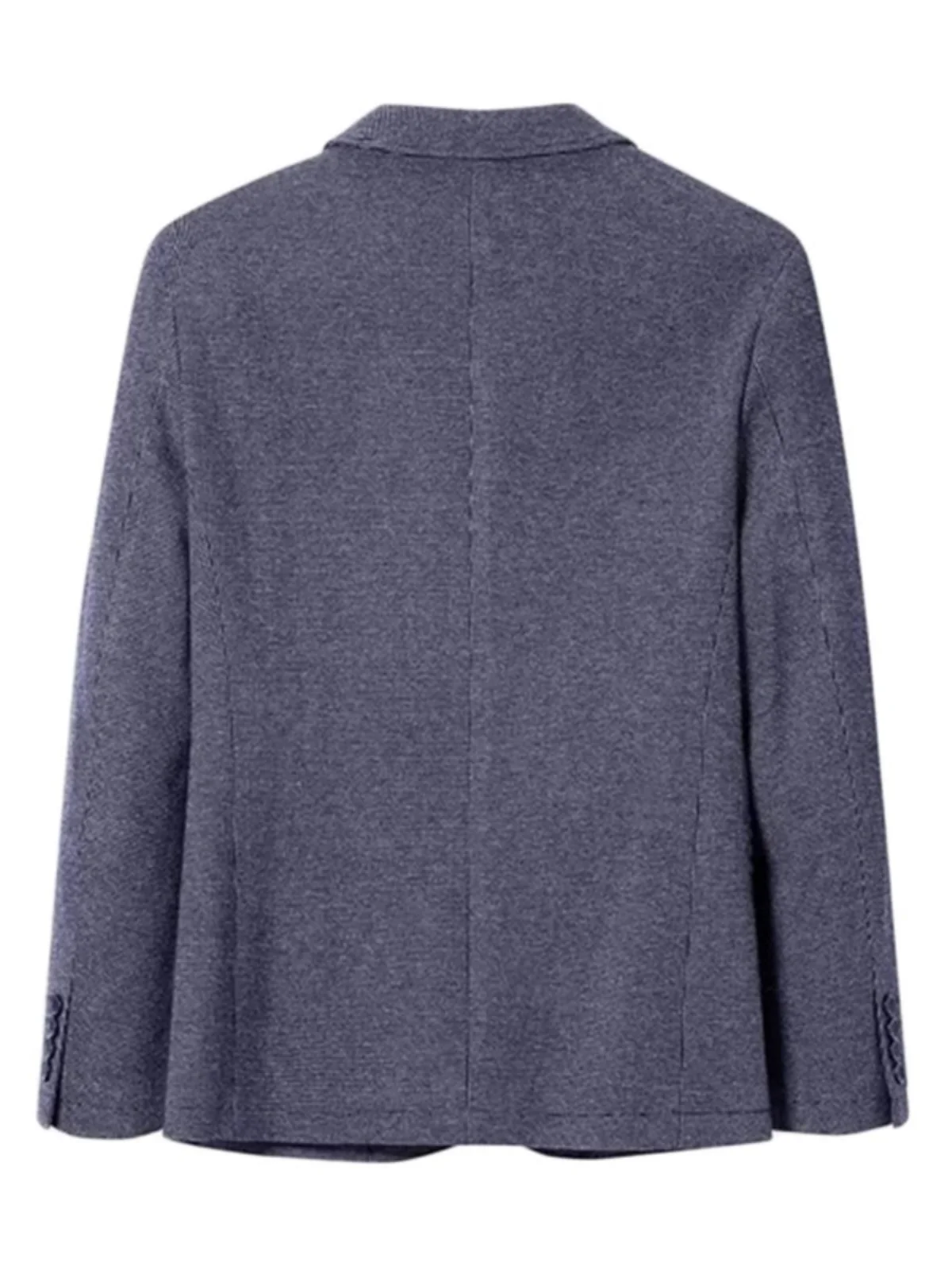 Romeo Heren Herfst Casual Single-breasted Pak Jaet met Borst ket Platte Kraag Busin Casual Heren Bovenkleding