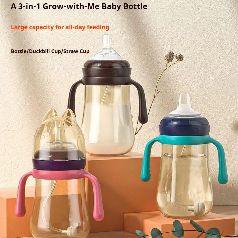 

Silicone Professional Maternal Infant Manufacturer Infant Baby Bottle Shock-resistant Anti-colic Wide-caliber Water