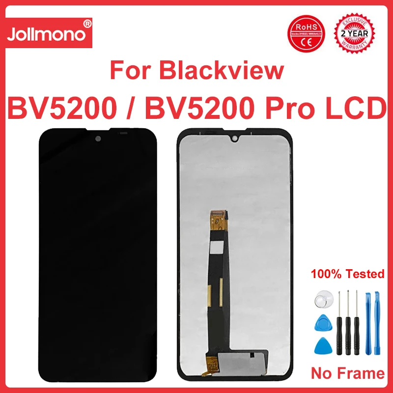 

For BLACKVIEW BV5200 BV5300 LCD Display+Touch Screen Digitizer For Blackview BV7200 BV9200 Display LCD Screen Repair