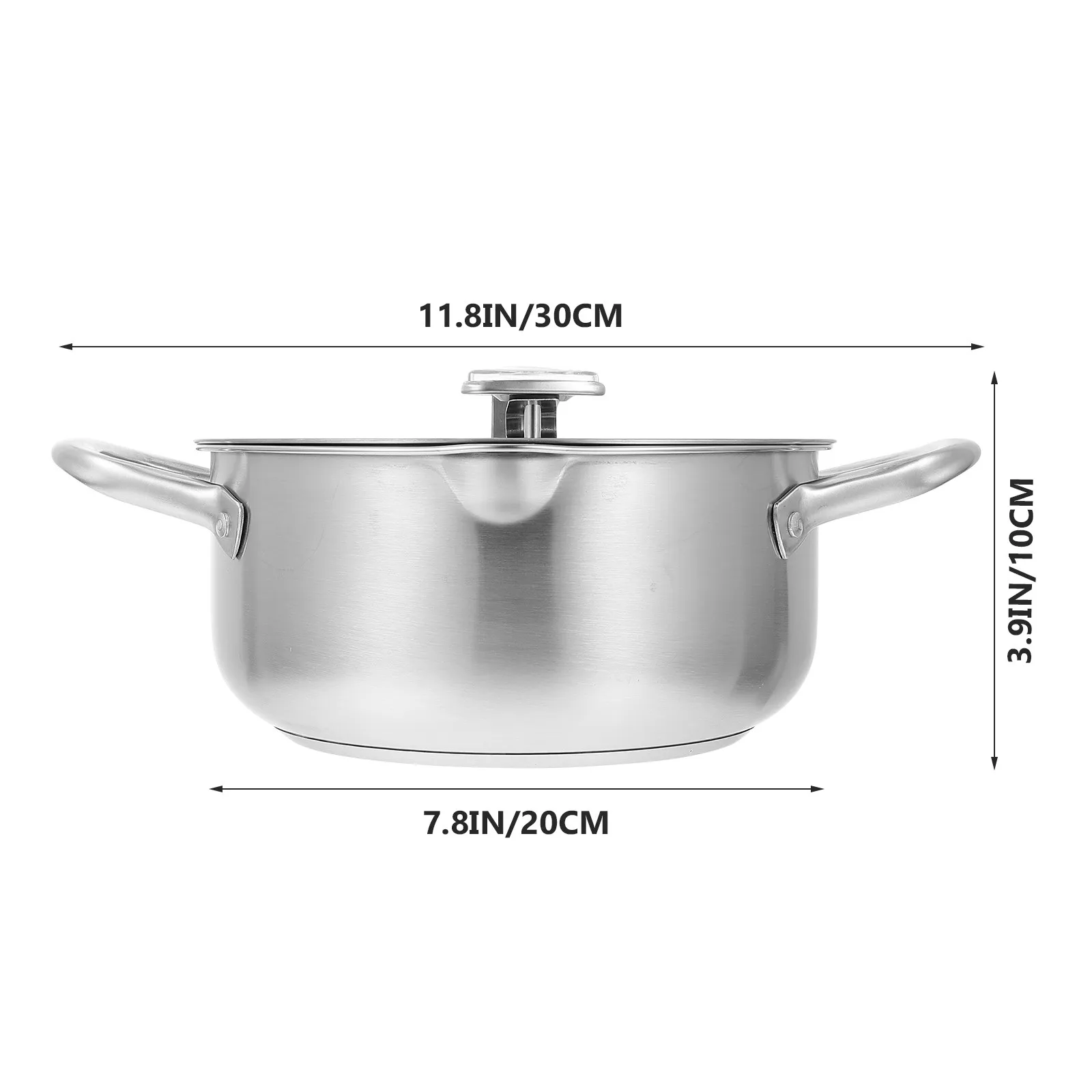 1Pcs Temperature Control Deep Fryer Pot Food Grade 304 Stainless Steel Frying Pan Household Cooking Oil Splash Resistant with view 2