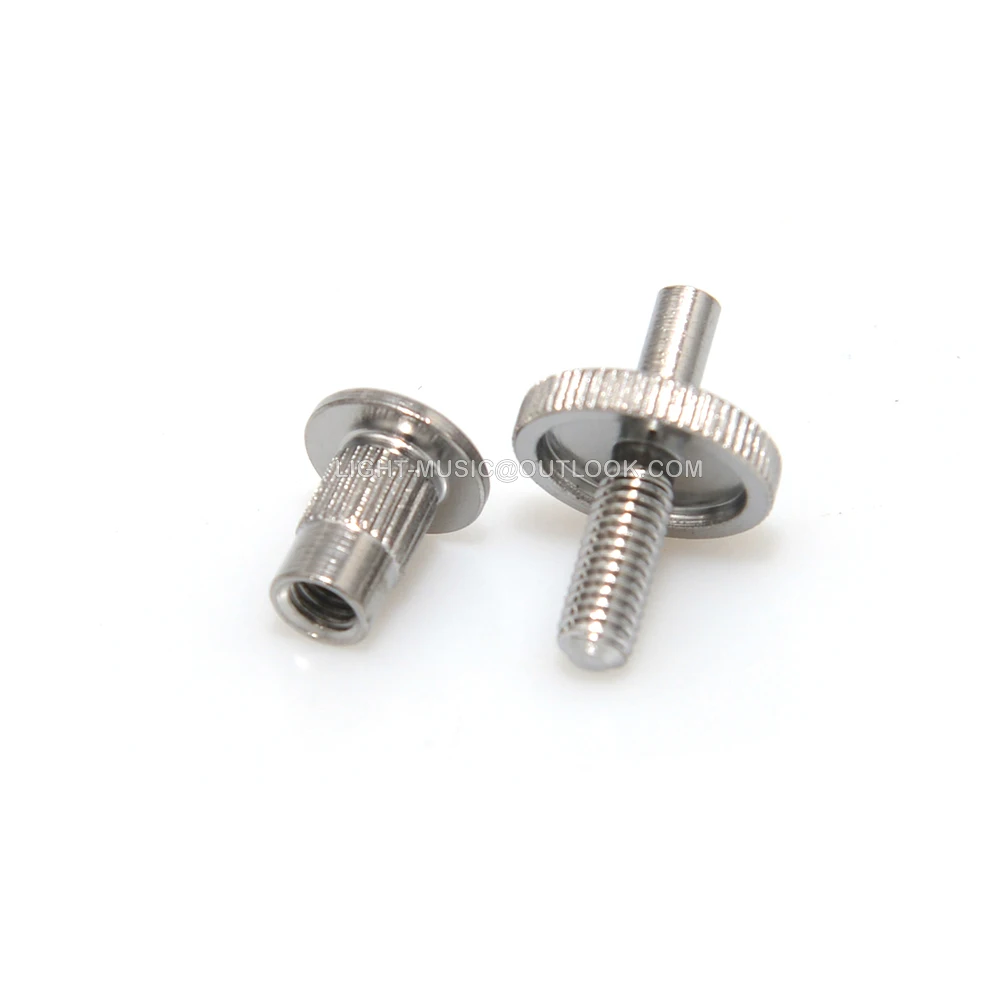 2pcs/set Iron Guitar Bridge Studs Anchors Locking Posts for LP Electric Guitar Bridge Parts