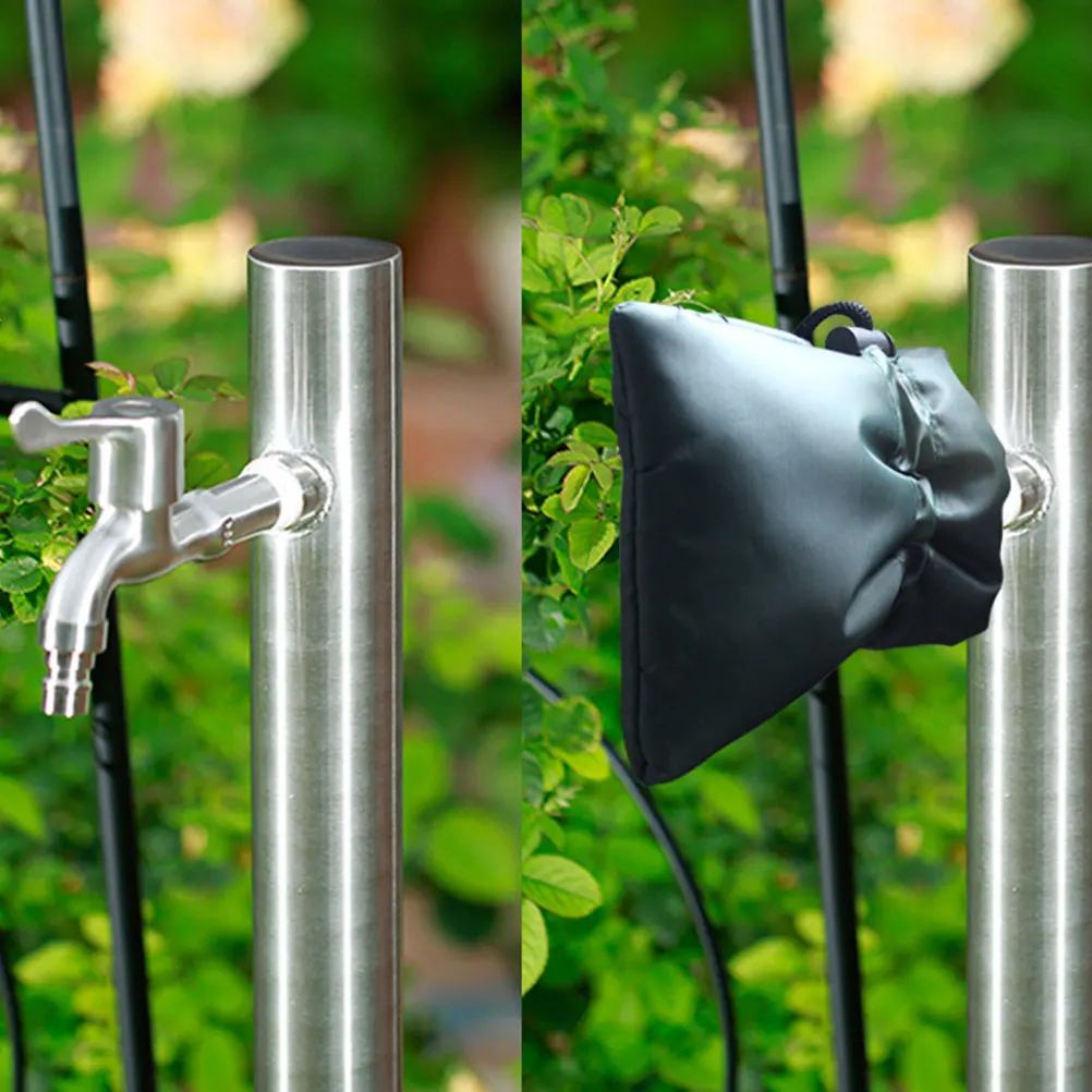 

Faucet Cover Winter Sock Anti-freezing Bag Outdoor Faucet Protection Durable Reusable Drawstring Design Easy Installation