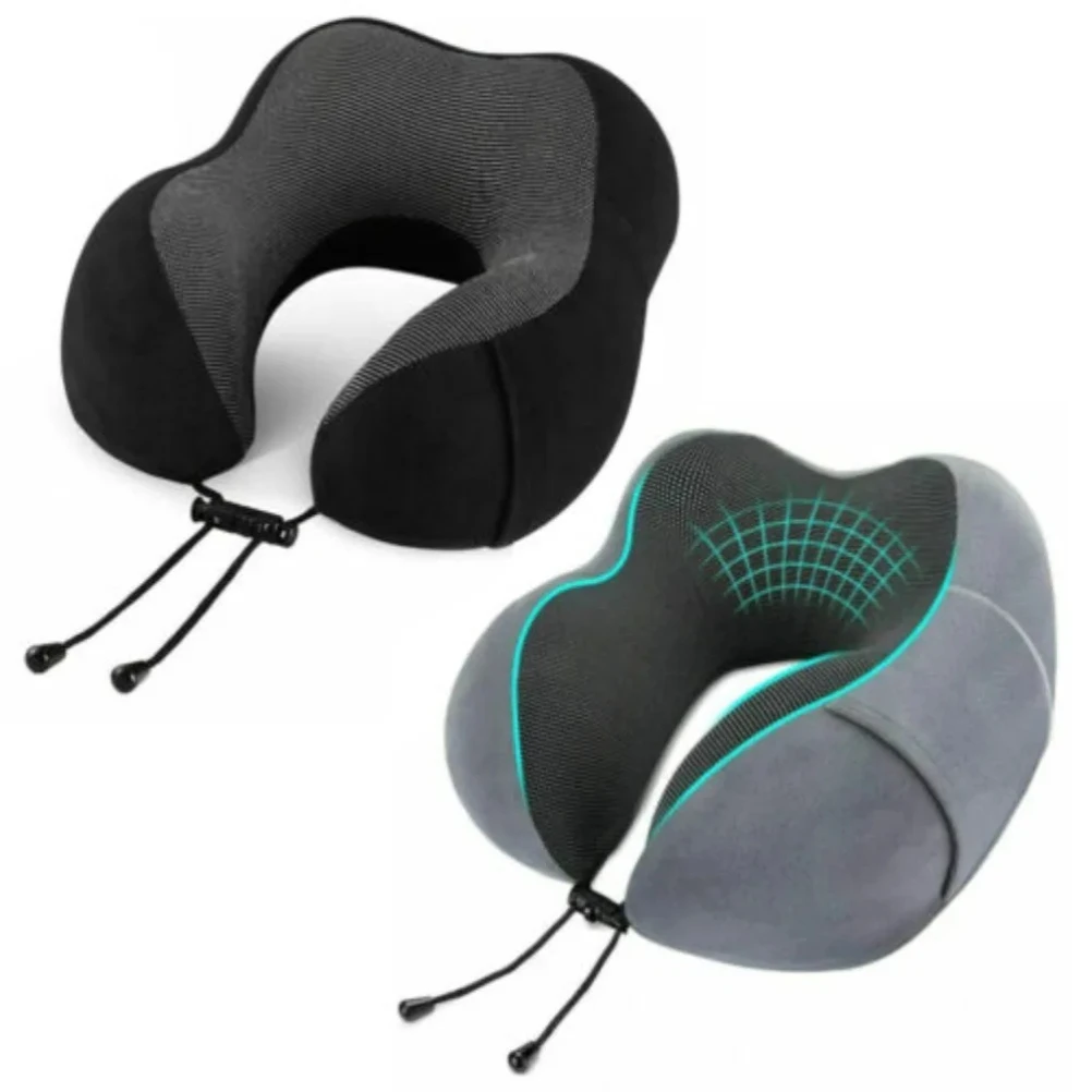 

Memory Foam Cushion Without Carry Bag Travel essentials U Shaped Pillows Travel Pillow Neck Protect Neck Support