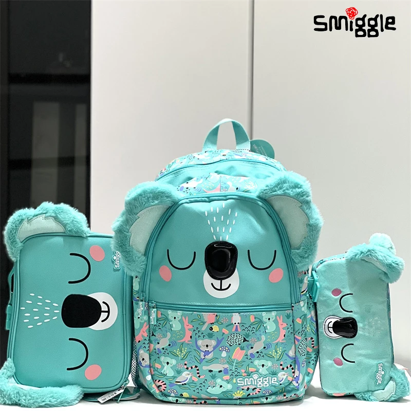 

Оригинальная австралийская школьная сумка Smiggle, Детские канцелярские принадлежности, Женская ручка, рюкзак, 8-цветная шариковая ручка, сумка для еды, студенческий подарок