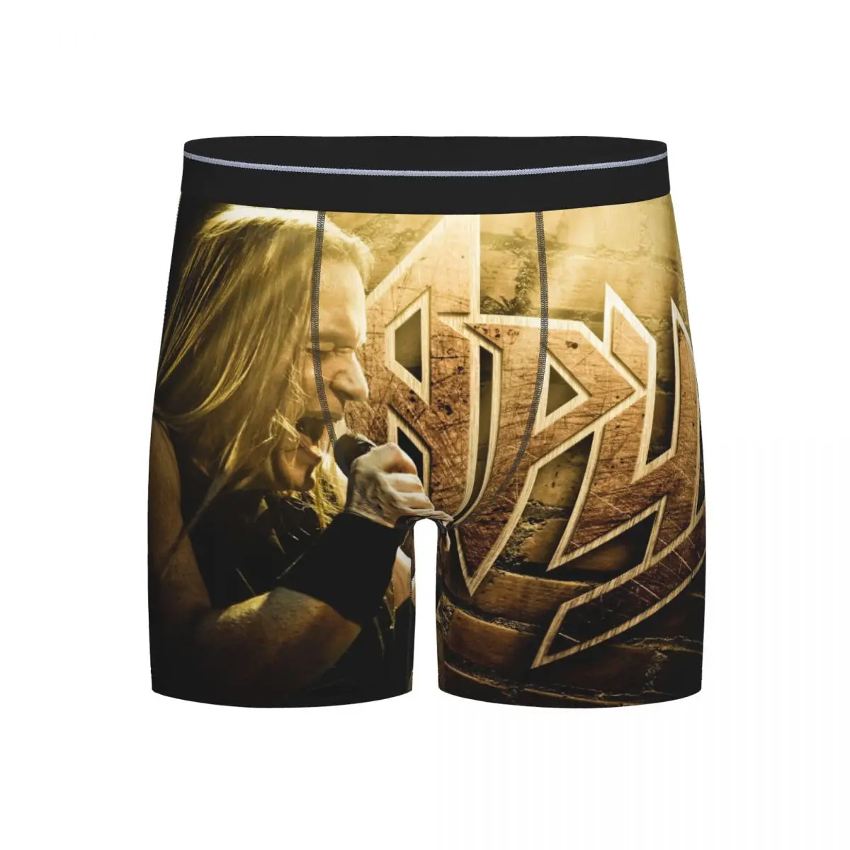 Heavy Metal Underpants Breathbale Panties Male Underwear Boxer Briefs extended underwear