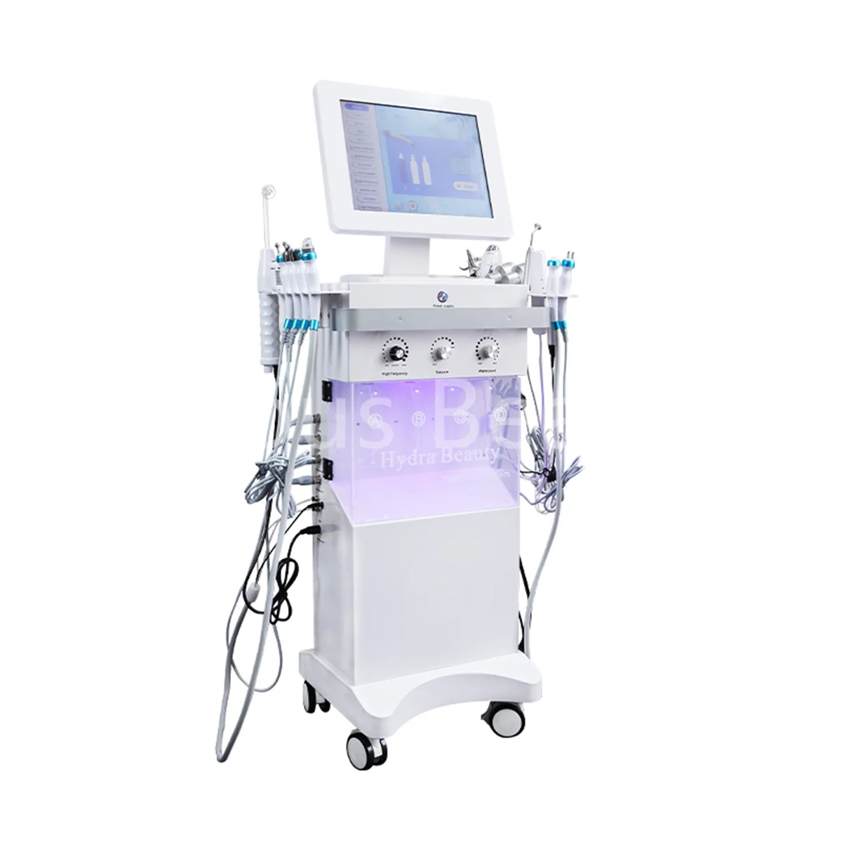 Novo 14 em 1 hidro branqueamento cuidados com a pele anti-envelhecimento máquina de beleza firmando a pele remover cravos poros limpos dispositivo facial machin