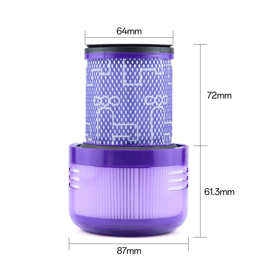Filtro Hepa lavabile per accessori per aspirapolvere senza fili Dyson V12 V12 Slim Detect parti di ricambio