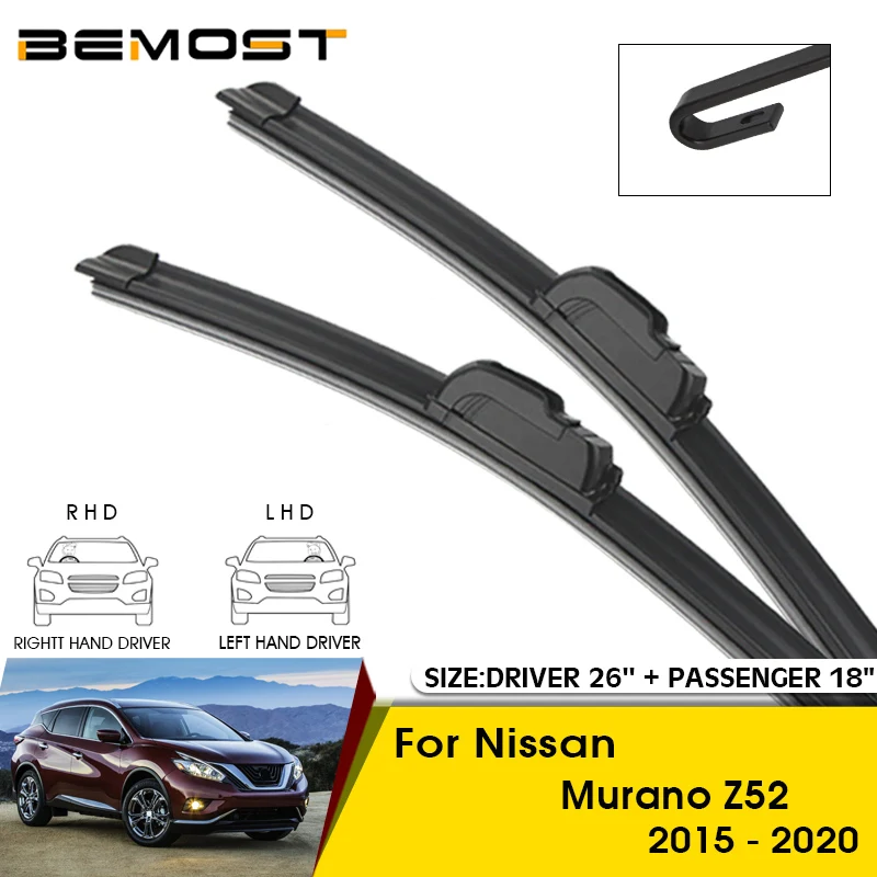 

Car Wiper Blades For Nissan Murano Z52 2015-2020 Windshield Windscreen Front Window Blades 26"+18" Car Accessories