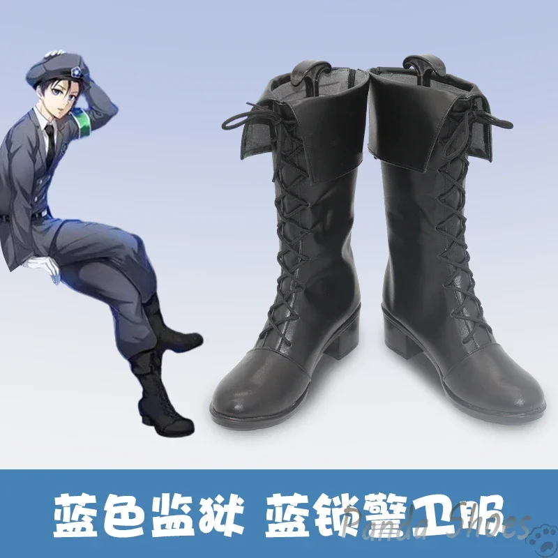 Anime BLUE LOCK Guard Uniform Cosplay Shoes Anime Cos Comic Cosplay Costume Prop Shoes for Con Halloween Party