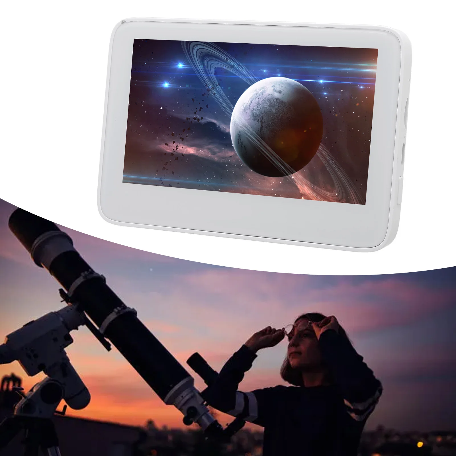 

4K Electronic Eyepiece Camera Telescope Eyepiece Camera 4K 5 Inch Display 5X Digital Zoom Electronic Telescope Eyepiece Camera