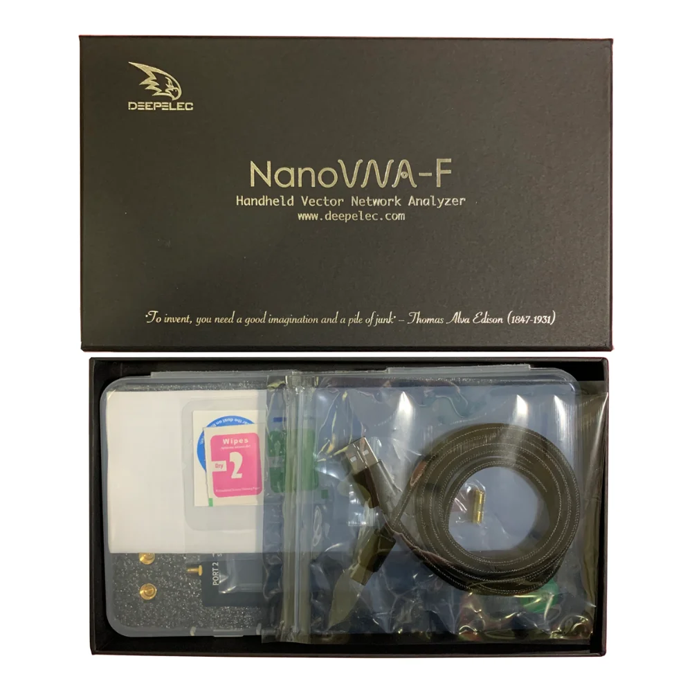 Push Button Version NanoVNA-F Vektor Netzwerk Analysator VNA SWR Meter HF VHF UHF Antenne Detektor Kurzwelle Demo Kit DIY Deepele