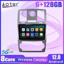For Chrysler 300C 2004 - 2007 Android 13 Car Radio Coche Multimedia Player GPS Navigation CarPlay IPS AutoRadio 9ββ DSP