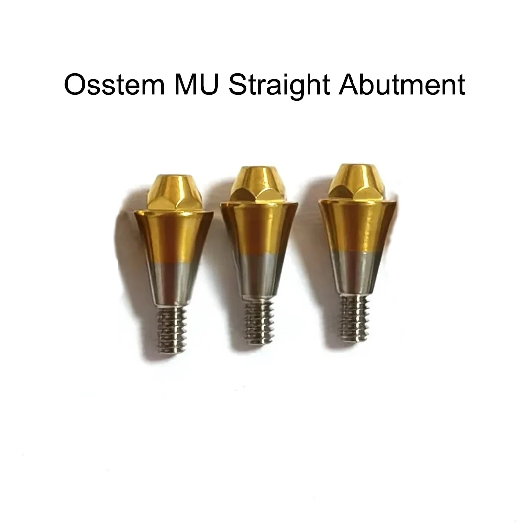 

3pcs Multi unit straight abutment Straight MU abutment compatible with Hiossen Osstem TS platform Regular and Mini