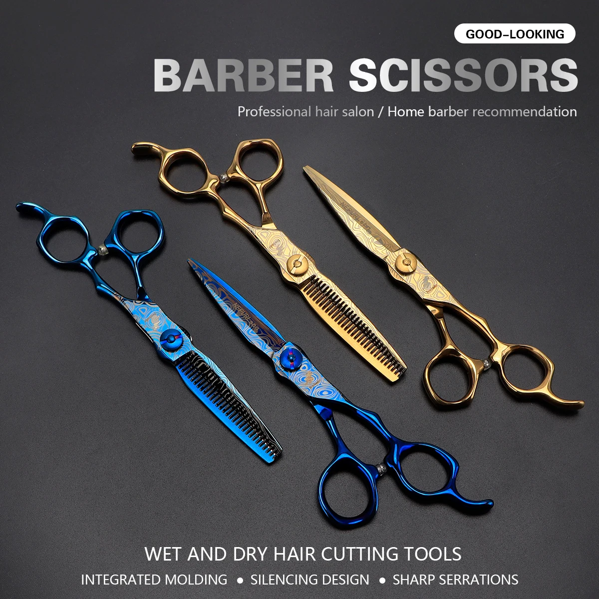 

6.0 Hairdressing Scissors Salon Barber Accessories Haircut Machine Thinning Shear Hairdresser Scissor