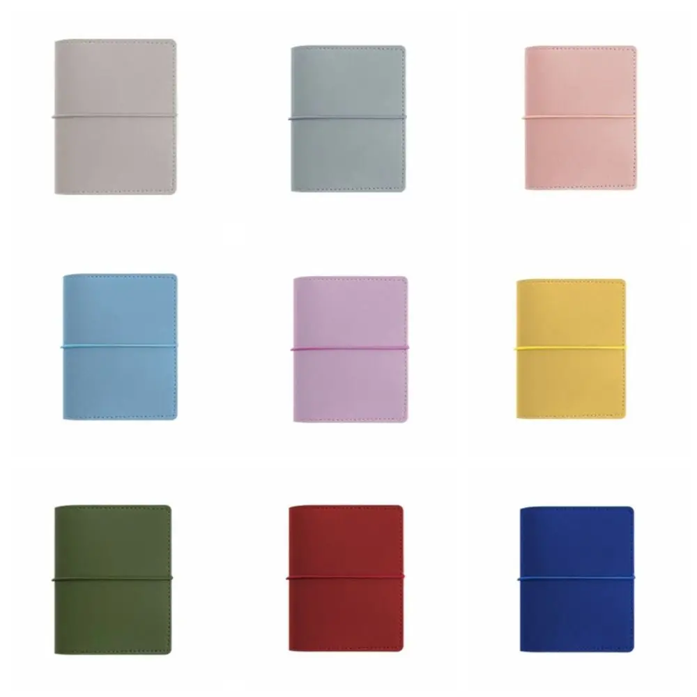 Creative M5 หลวมโน้ตบุ๊ค PU หนังหน้าเปล่า Mini Pocket Notebook Diary 50 แผ่น DIY Binder Notebook โรงเรียน