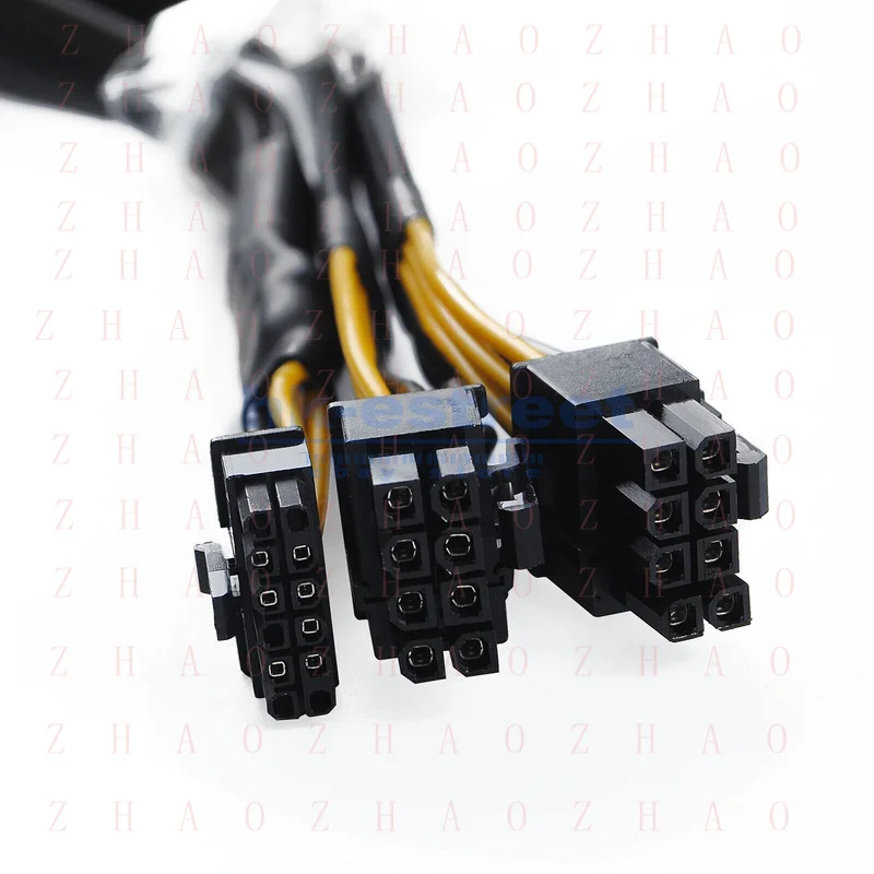 L+ for Dell R7525 R750 R750XS Motherboard 12pin to Dual 8pin(6+2) GPU Power Cable 25CM