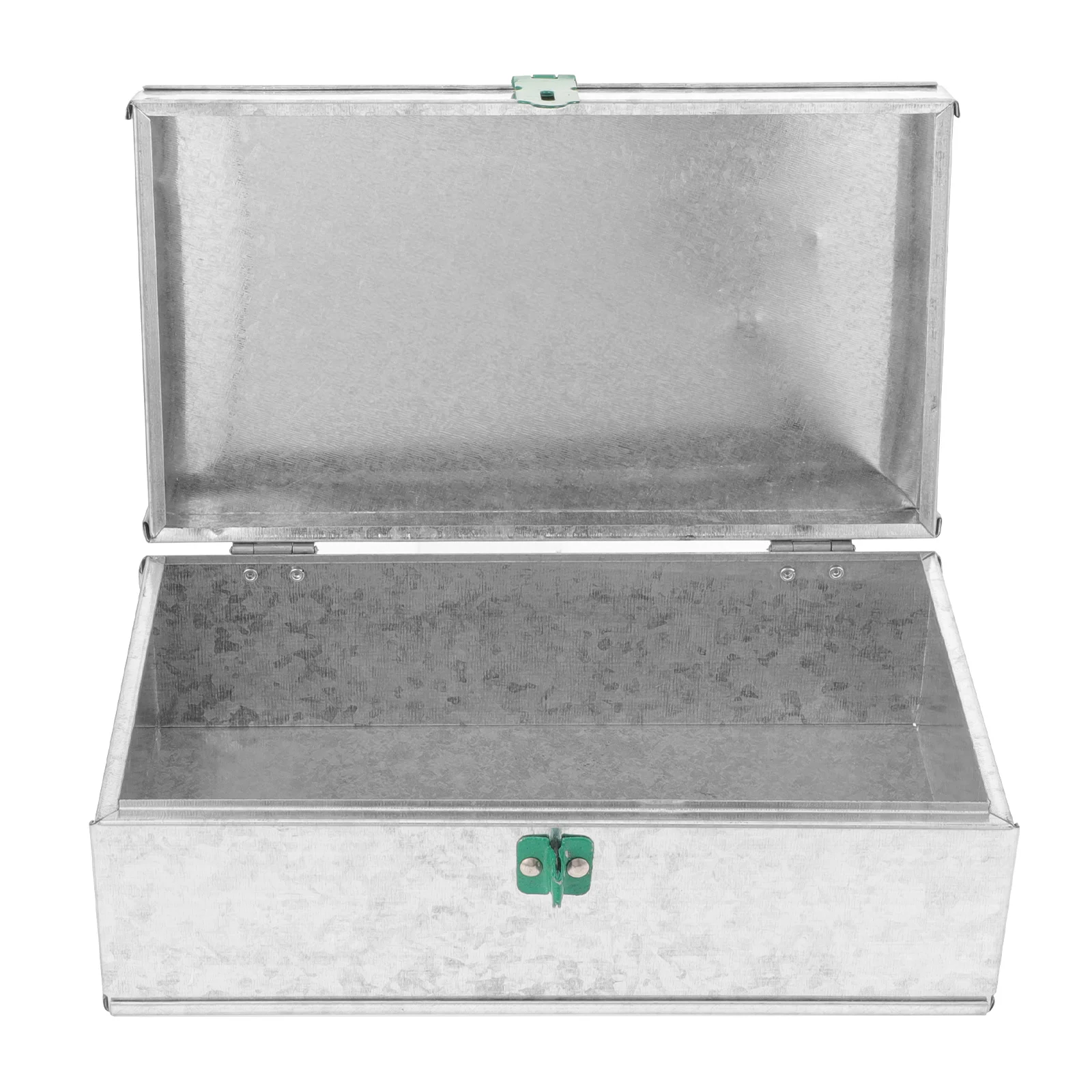 

Iron Sheet Storage Box Practical Household Tool Organizer Lock Design Secure Tool Holder for Home Repair Storage