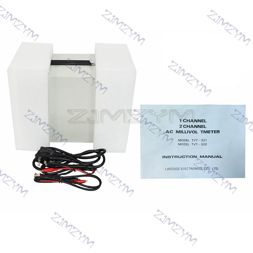 TVT-322 Dual Channel Milivoltmeter Double Needle Millivoltmeter New Design High Quality Pointer Voltage Measuring Instruments
