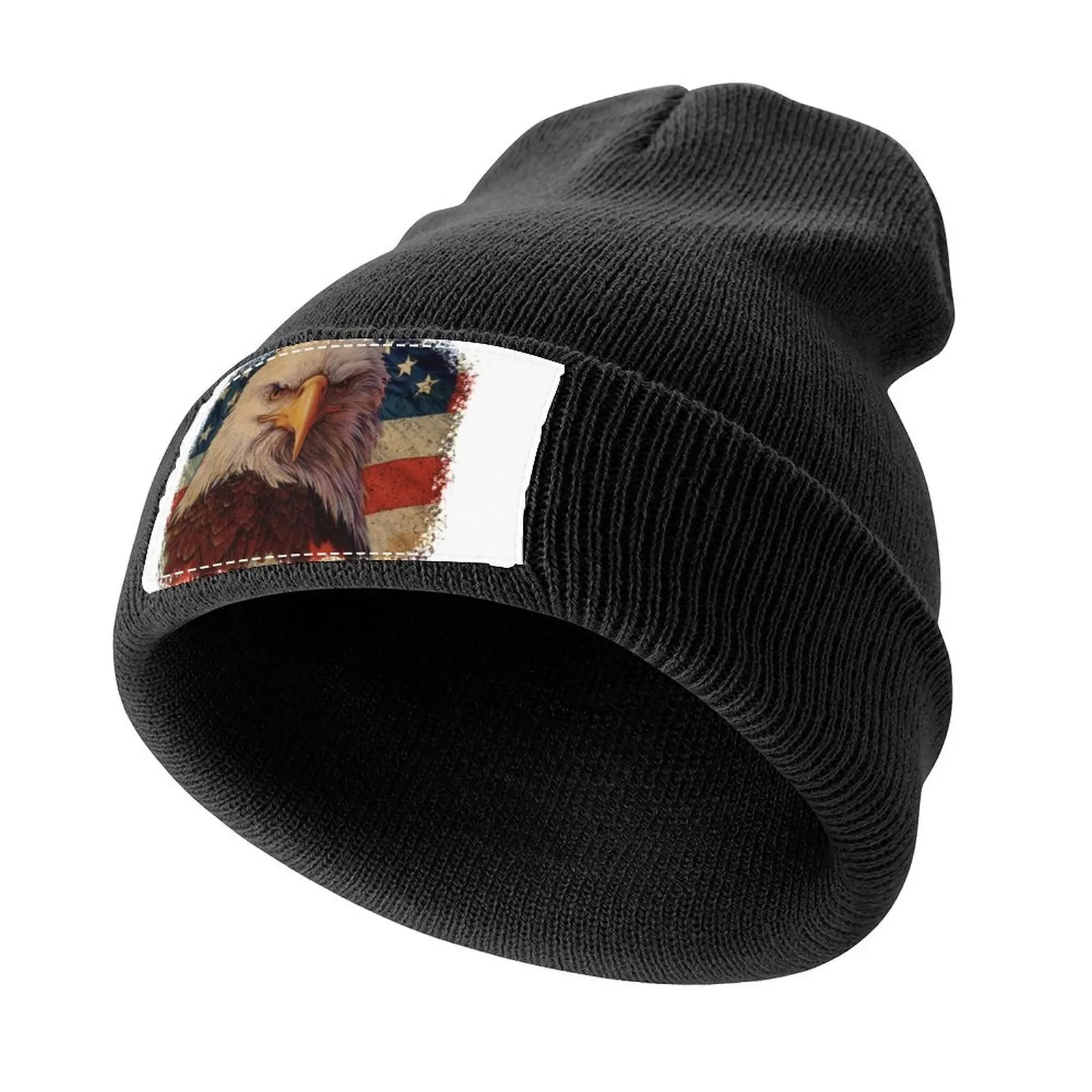 

American Flag eagle Knitted Cap Hat Man Luxury beach hat Designer Man Women's