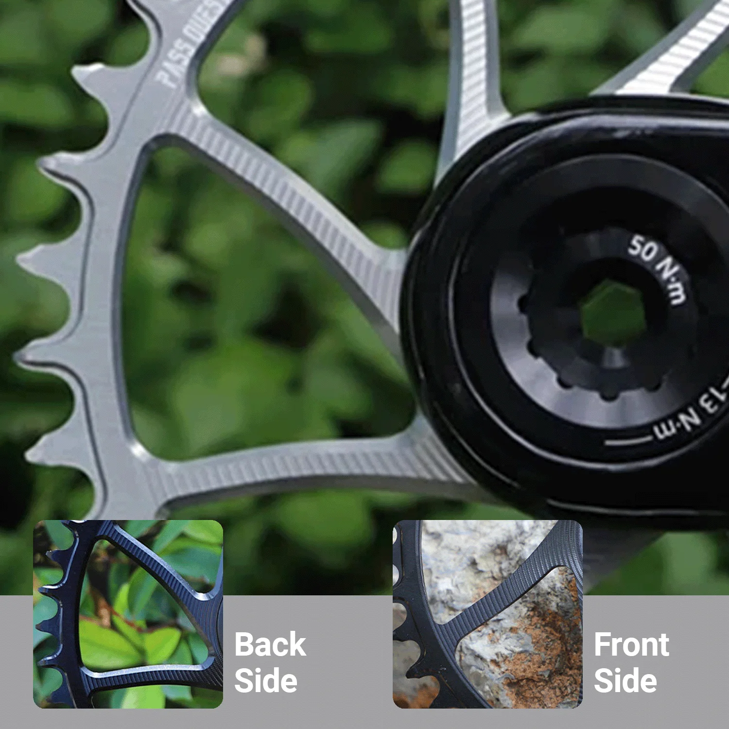 For Raceface Chainring Easton Chainring 30t 32 34t 36 38t 40t 42 44 46 48 Sprocket Mountain Bike Single Chainring 6mm 3mm Offset view 2