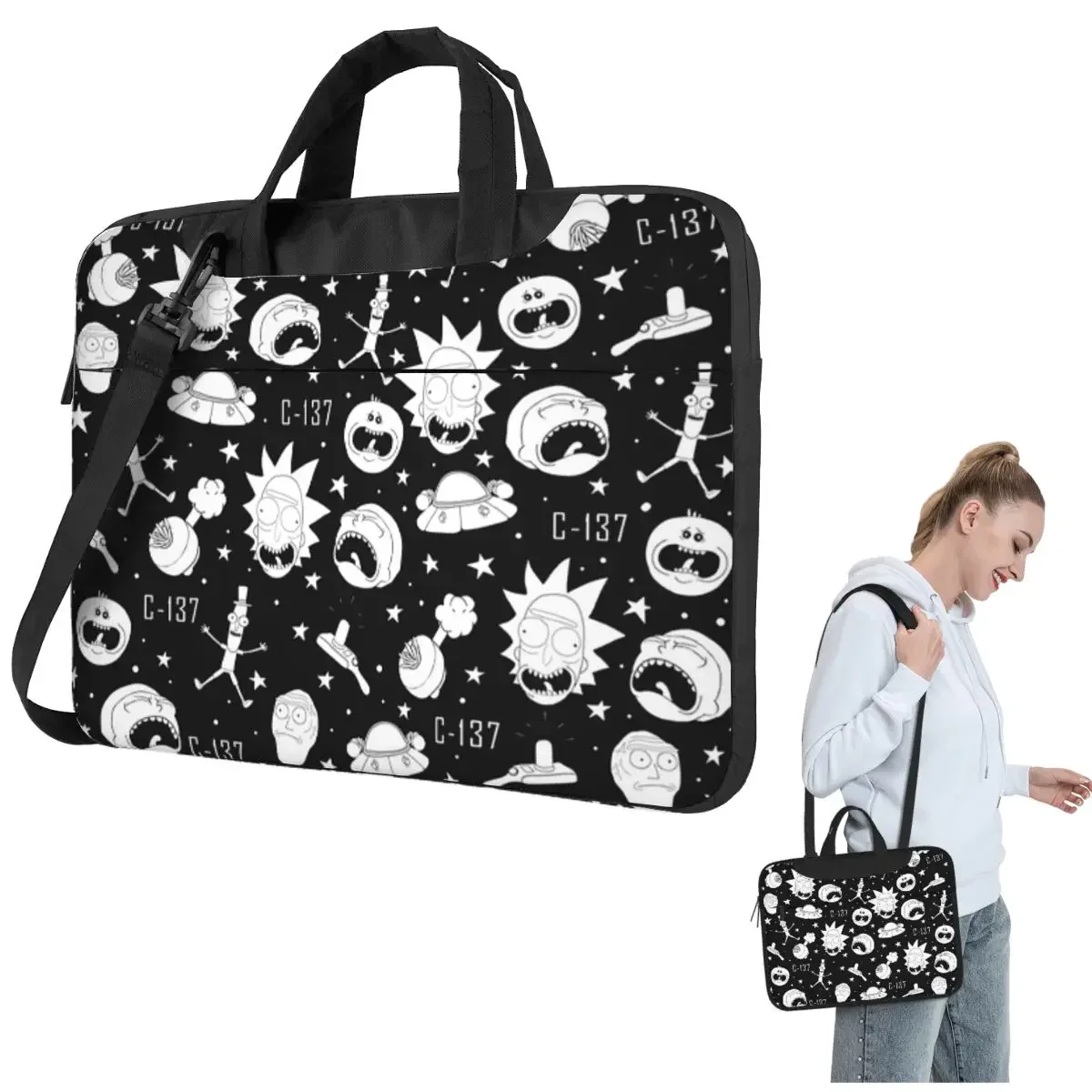 bolsa-para-laptop-com-padrao-preto-e-branco-rick-e-morty-bolsa-para-computador-de-13-14-e-156-polegadas-bolsa-para-notebook-para-lenovo